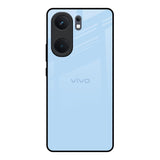 Pastel Sky Blue IQOO Neo 9 Pro Glass Back Cover Online