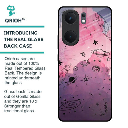 Space Doodles Glass Case for IQOO Neo 9 Pro