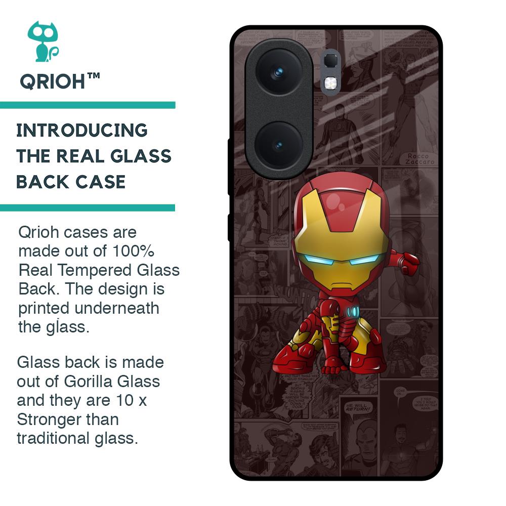 Angry Baby Super Hero Glass Case for IQOO Neo 9 Pro