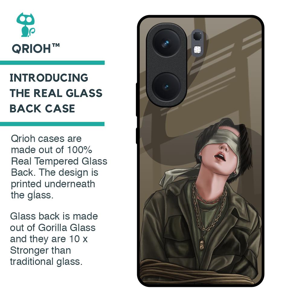 Blind Fold Glass Case for IQOO Neo 9 Pro