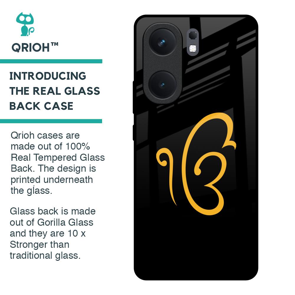 Luxury Fashion Initial Glass Case for IQOO Neo 9 Pro