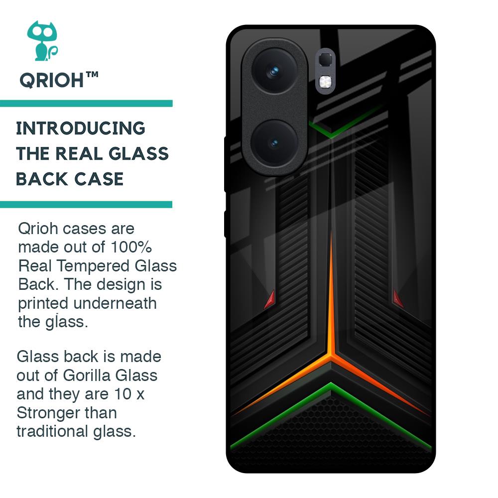 Modern Ultra Chevron Glass Case for IQOO Neo 9 Pro