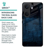 Dark Blue Grunge Glass Case for IQOO Neo 9 Pro