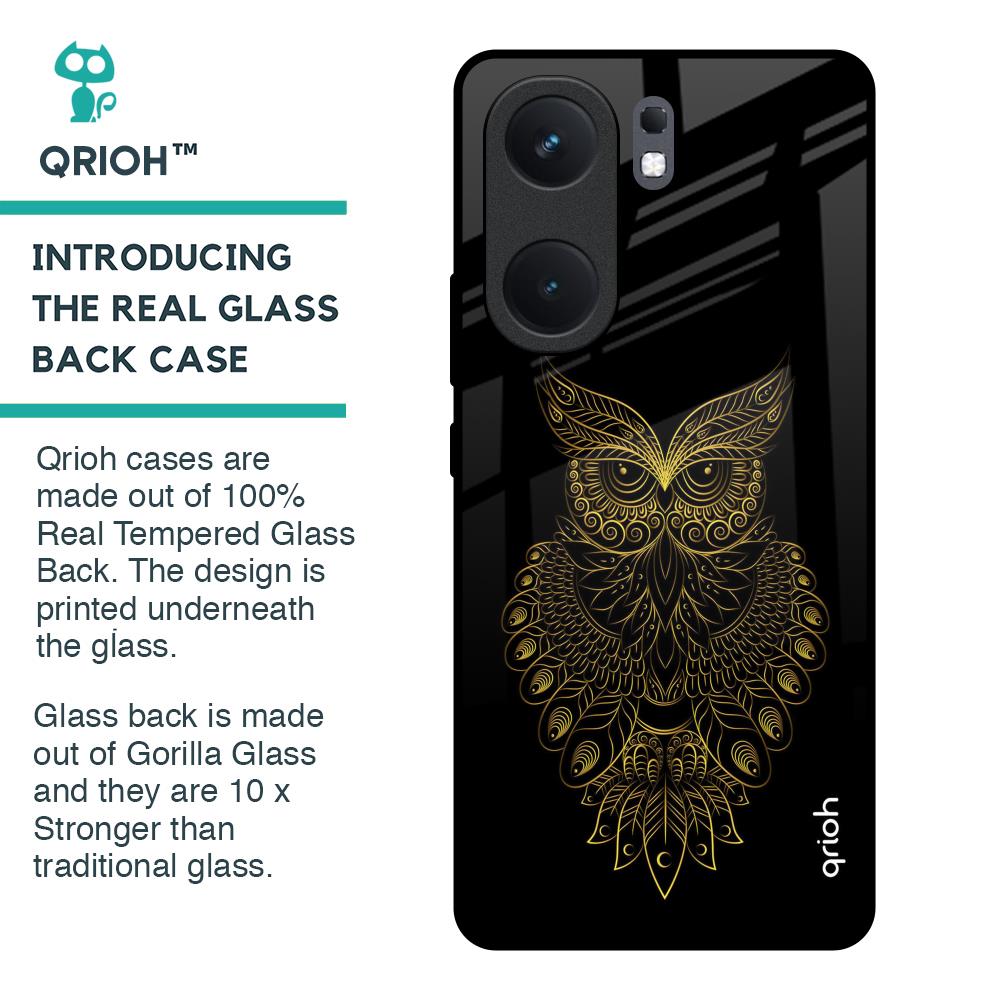 Golden Owl Glass Case for IQOO Neo 9 Pro