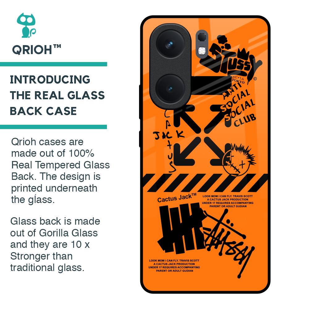 Anti Social Club Glass Case for IQOO Neo 9 Pro