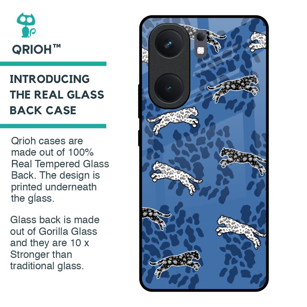 Blue Cheetah Glass Case for IQOO Neo 9 Pro