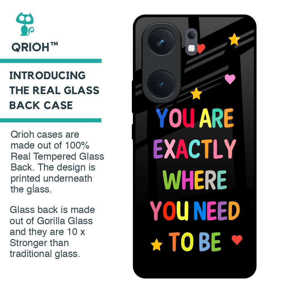 Magical Words Glass Case for IQOO Neo 9 Pro
