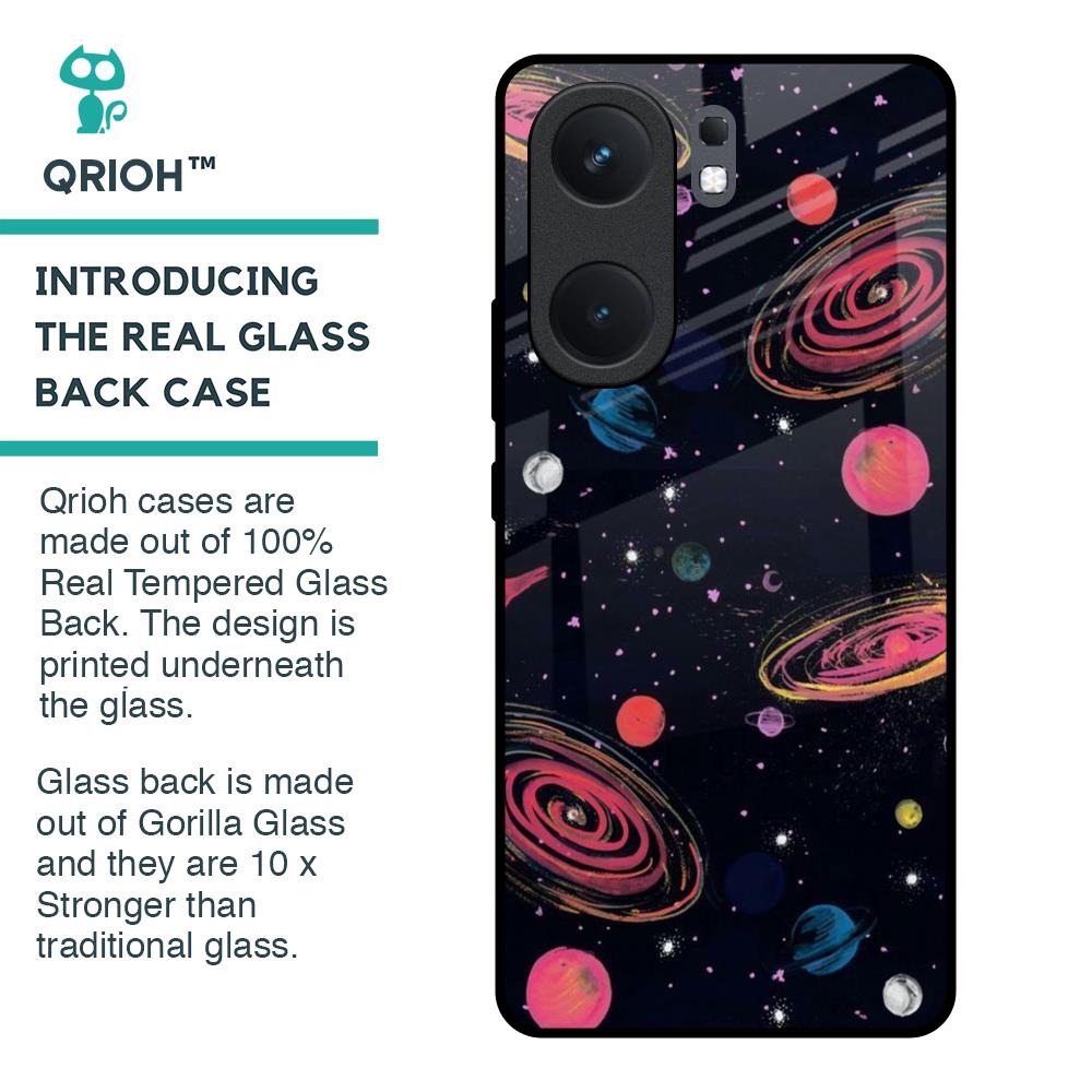 Galaxy In Dream Glass Case For IQOO Neo 9 Pro