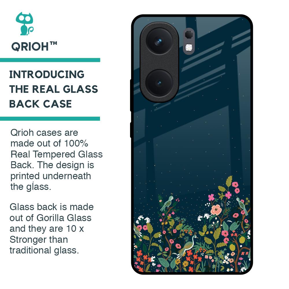 Small Garden Glass Case For IQOO Neo 9 Pro