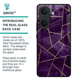 Geometric Purple Glass Case For IQOO Neo 9 Pro