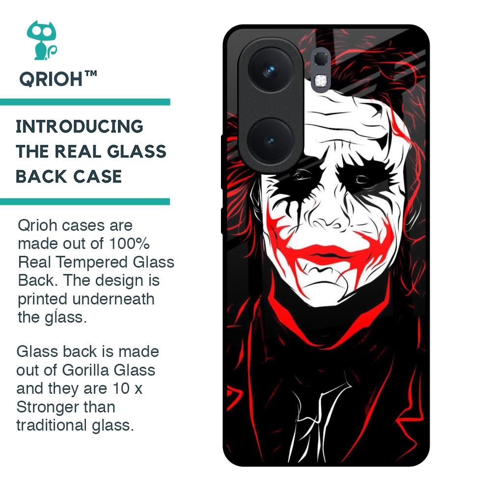 Life In Dark Glass Case For IQOO Neo 9 Pro