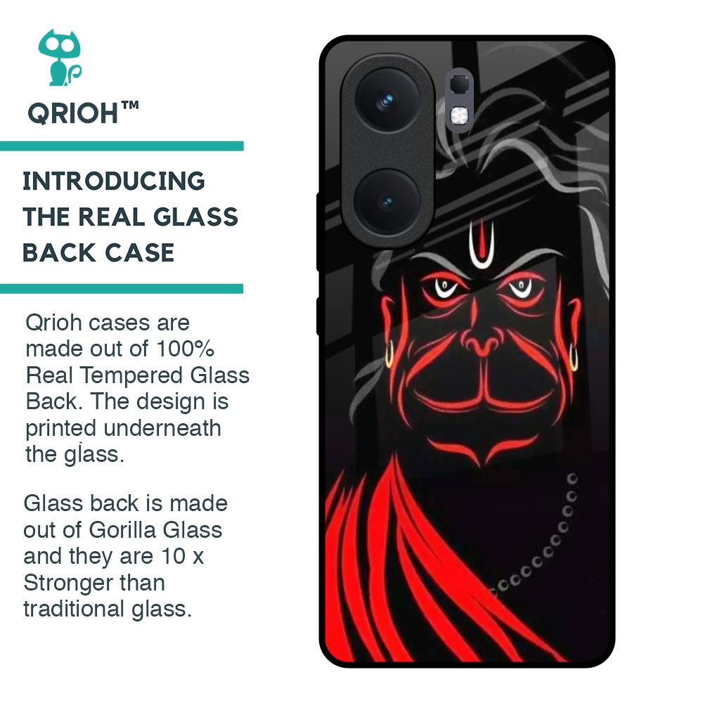 Lord Hanuman Glass Case For IQOO Neo 9 Pro