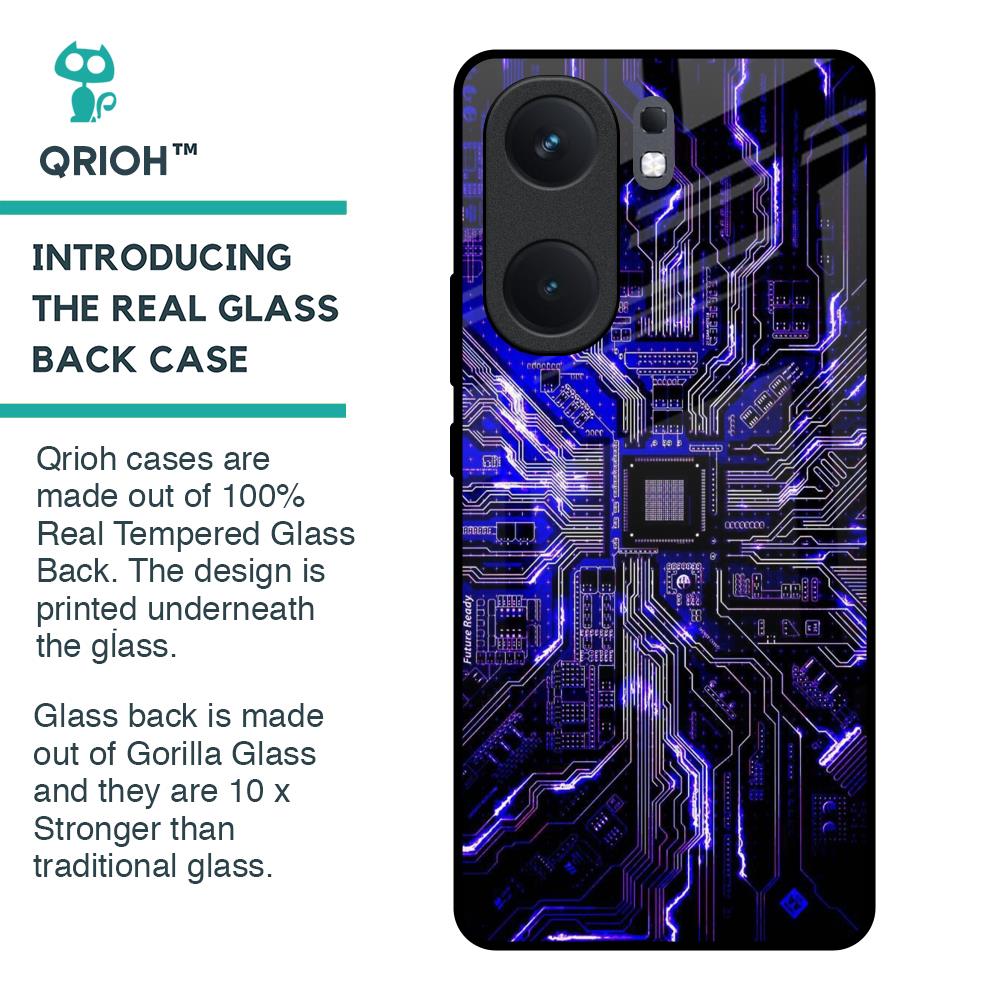 Techno Color Pattern Glass Case For IQOO Neo 9 Pro