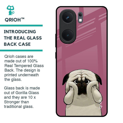 Funny Pug Face Glass Case For IQOO Neo 9 Pro