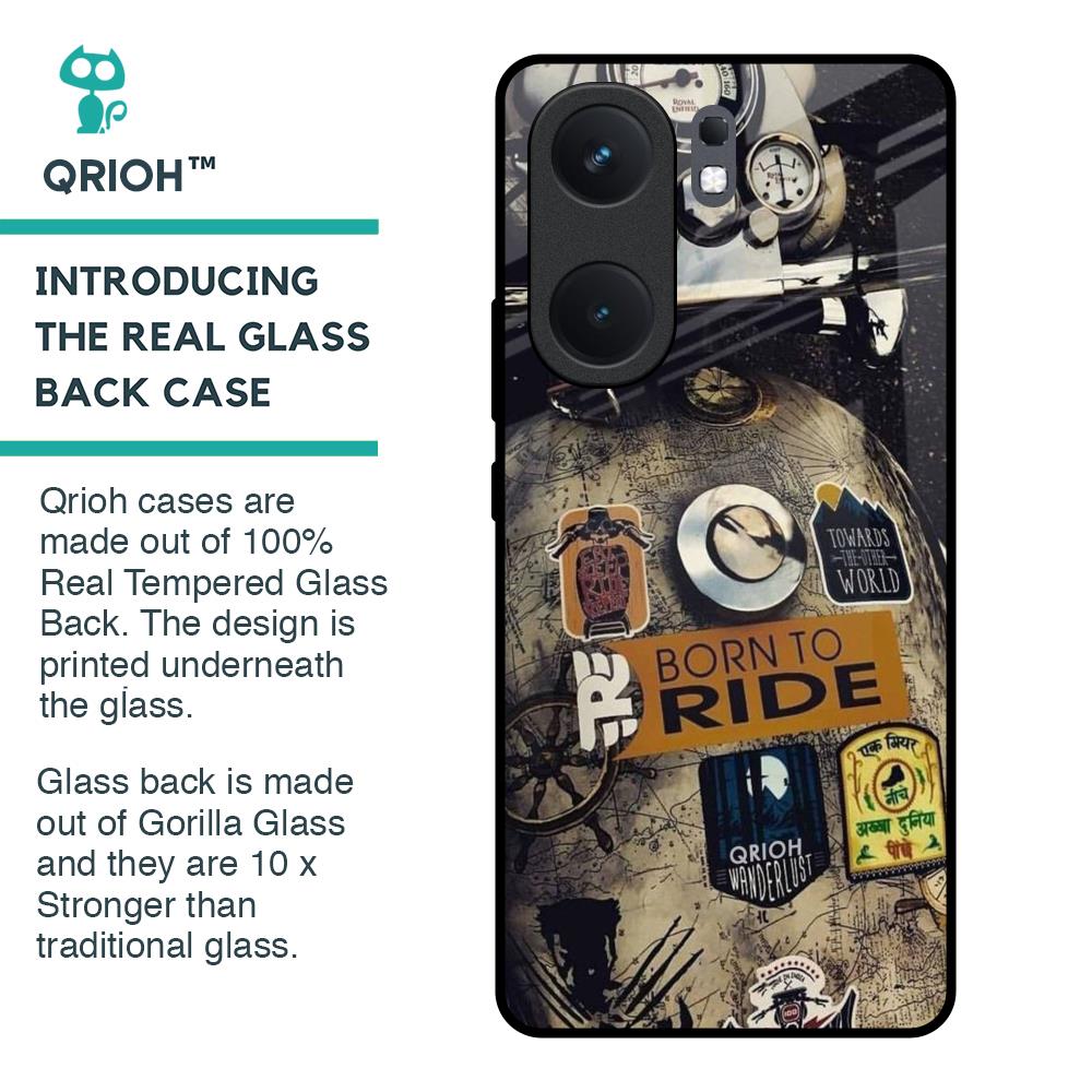 Ride Mode On Glass Case for IQOO Neo 9 Pro