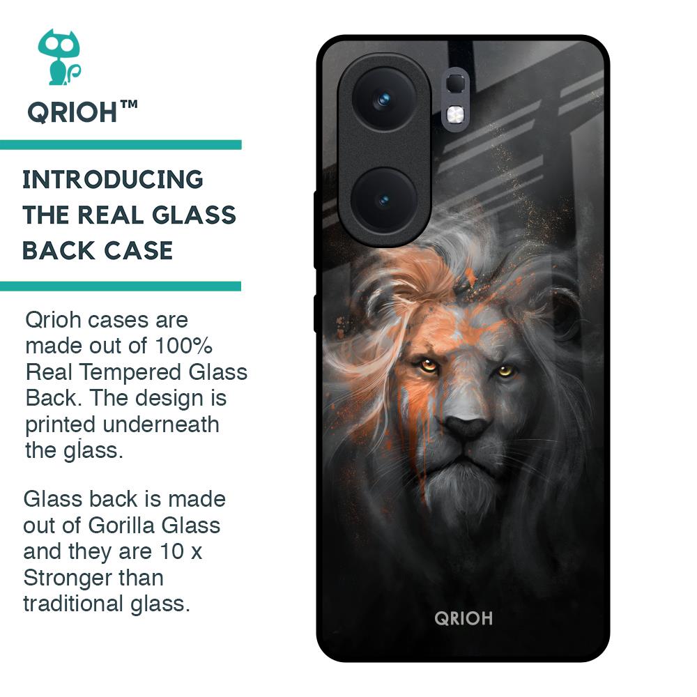 Devil Lion Glass Case for IQOO Neo 9 Pro