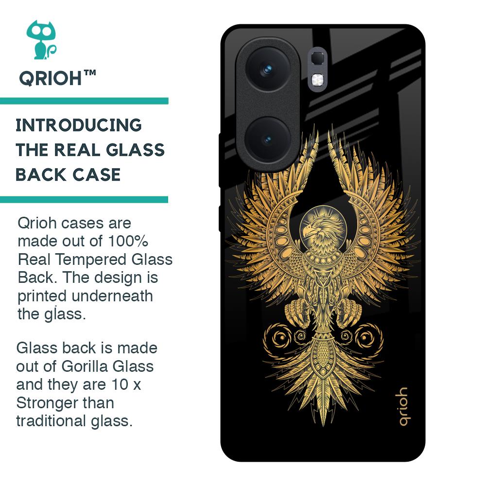 Mythical Phoenix Art Glass Case for IQOO Neo 9 Pro
