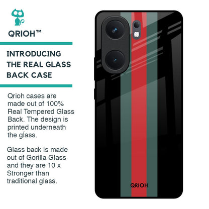Vertical Stripes Glass Case for IQOO Neo 9 Pro