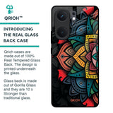 Retro Gorgeous Flower Glass Case for IQOO Neo 9 Pro