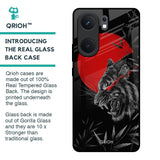 Red Moon Tiger Glass Case for IQOO Neo 9 Pro