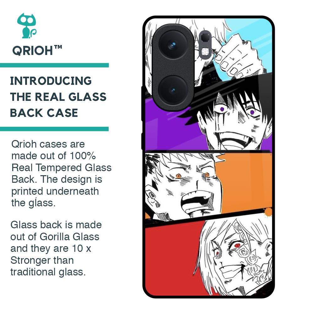 Anime Sketch Glass Case for IQOO Neo 9 Pro
