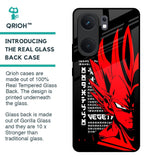 Red Vegeta Glass Case for IQOO Neo 9 Pro