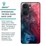 Blue & Red Smoke Glass Case for IQOO Neo 9 Pro