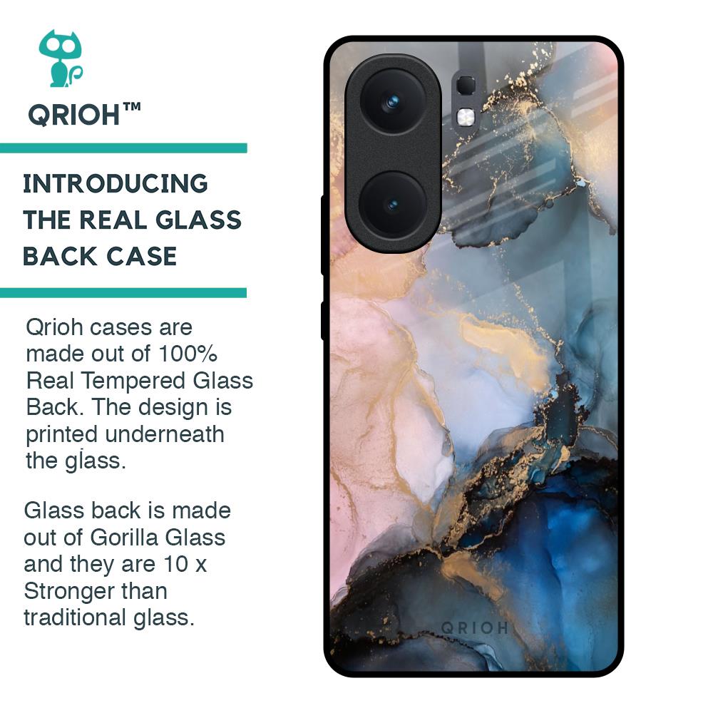Marble Ink Abstract Glass Case for IQOO Neo 9 Pro
