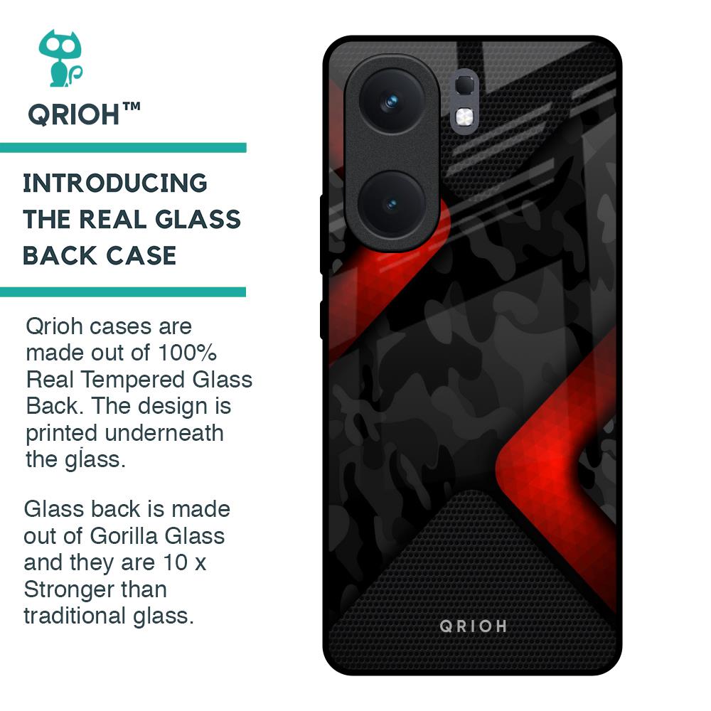 Modern Camo Abstract Glass Case for IQOO Neo 9 Pro