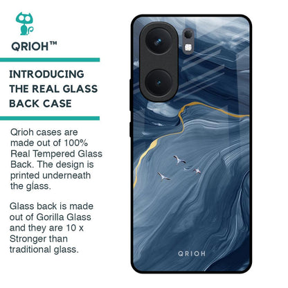 Deep Ocean Marble Glass Case for IQOO Neo 9 Pro