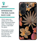 Lines Pattern Flowers Glass Case for IQOO Neo 9 Pro