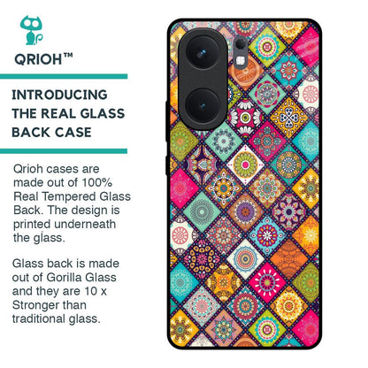 Multicolor Mandala Glass Case for IQOO Neo 9 Pro