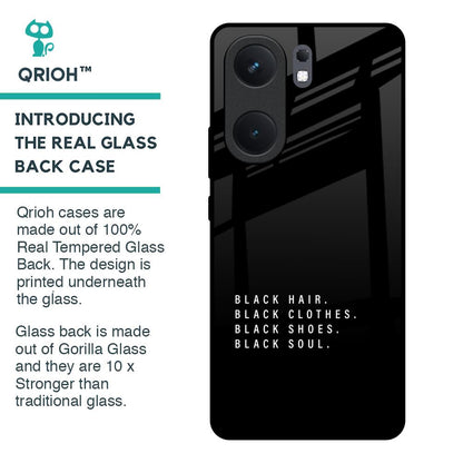 Black Soul Glass Case for IQOO Neo 9 Pro