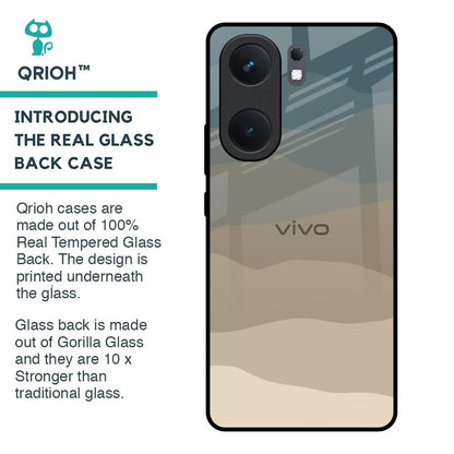 Abstract Mountain Pattern Glass Case for IQOO Neo 9 Pro