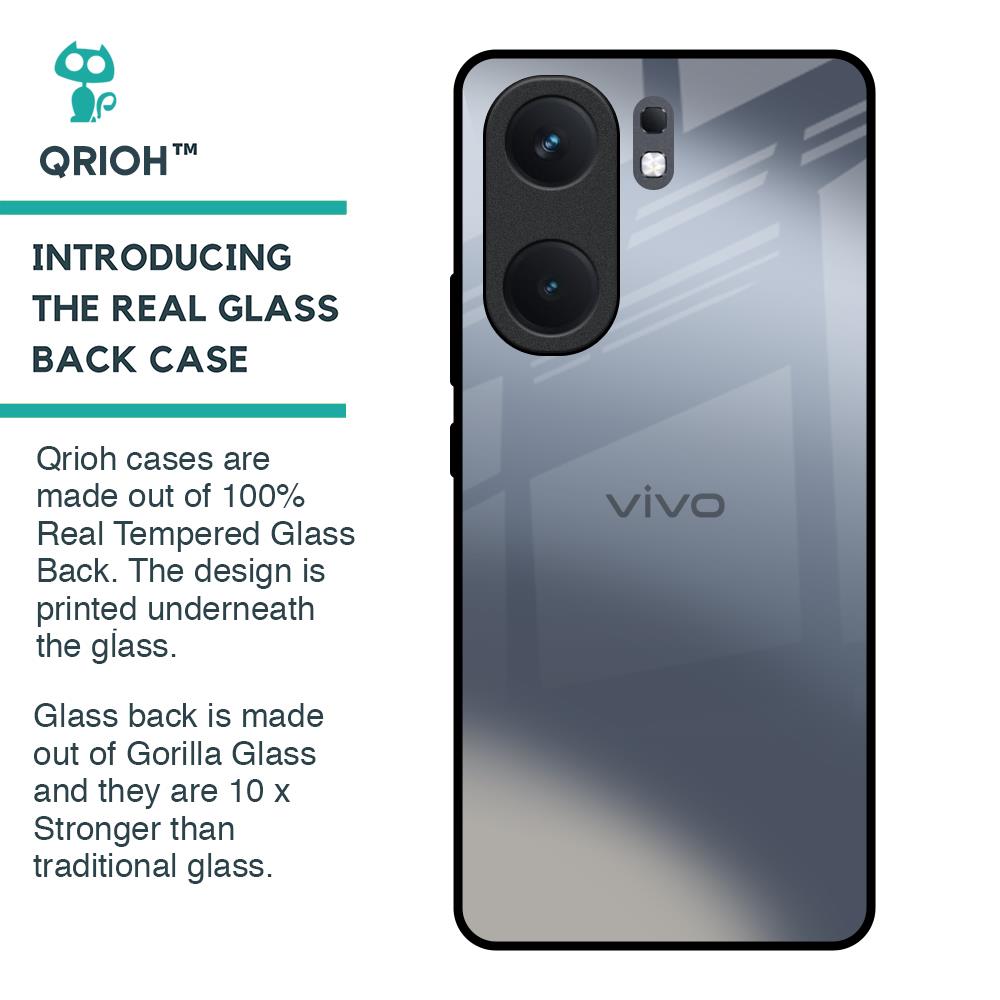 Space Grey Gradient Glass Case for IQOO Neo 9 Pro