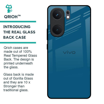 Cobalt Blue Glass Case for IQOO Neo 9 Pro