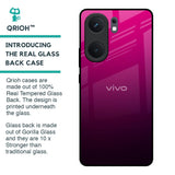 Purple Ombre Pattern Glass Case for IQOO Neo 9 Pro