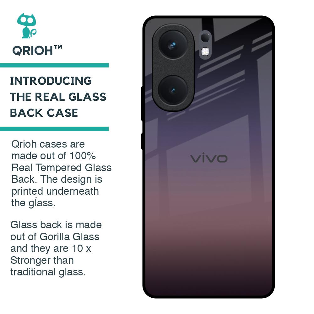 Grey Ombre Glass Case for IQOO Neo 9 Pro