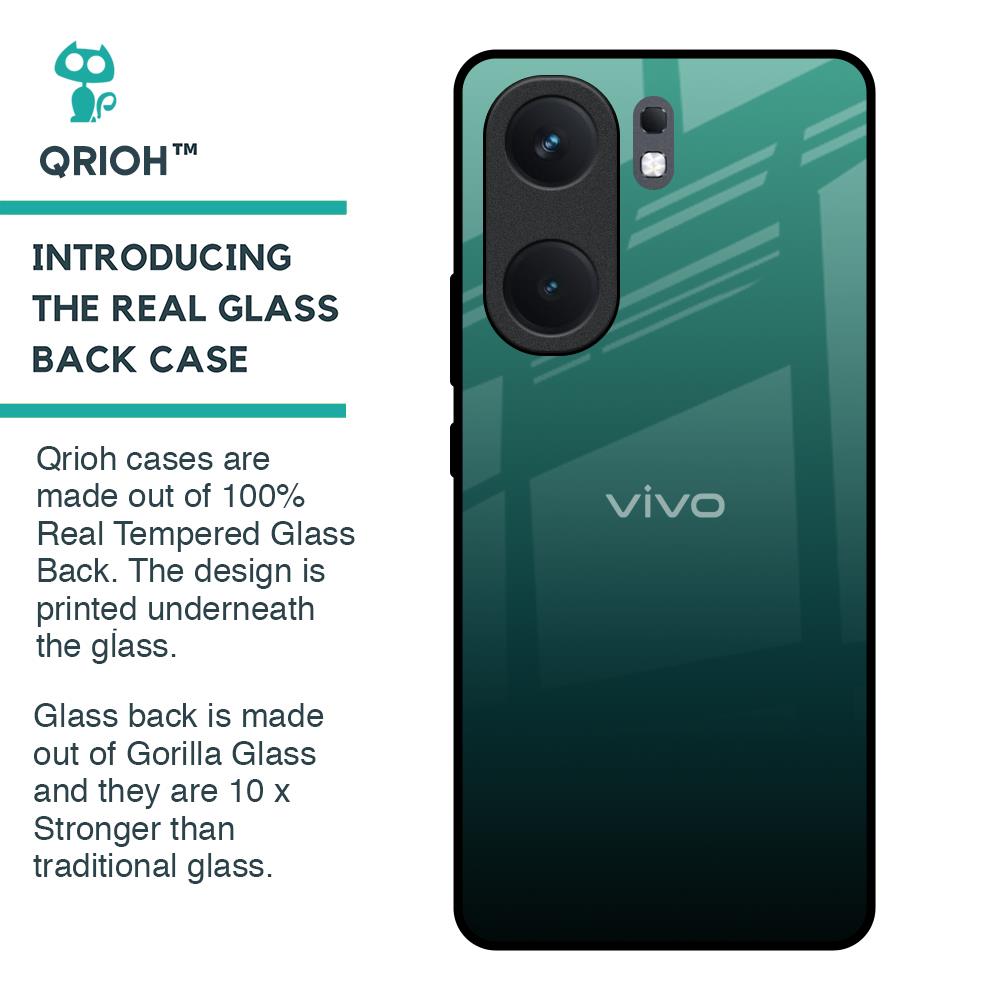 Palm Green Glass Case For IQOO Neo 9 Pro