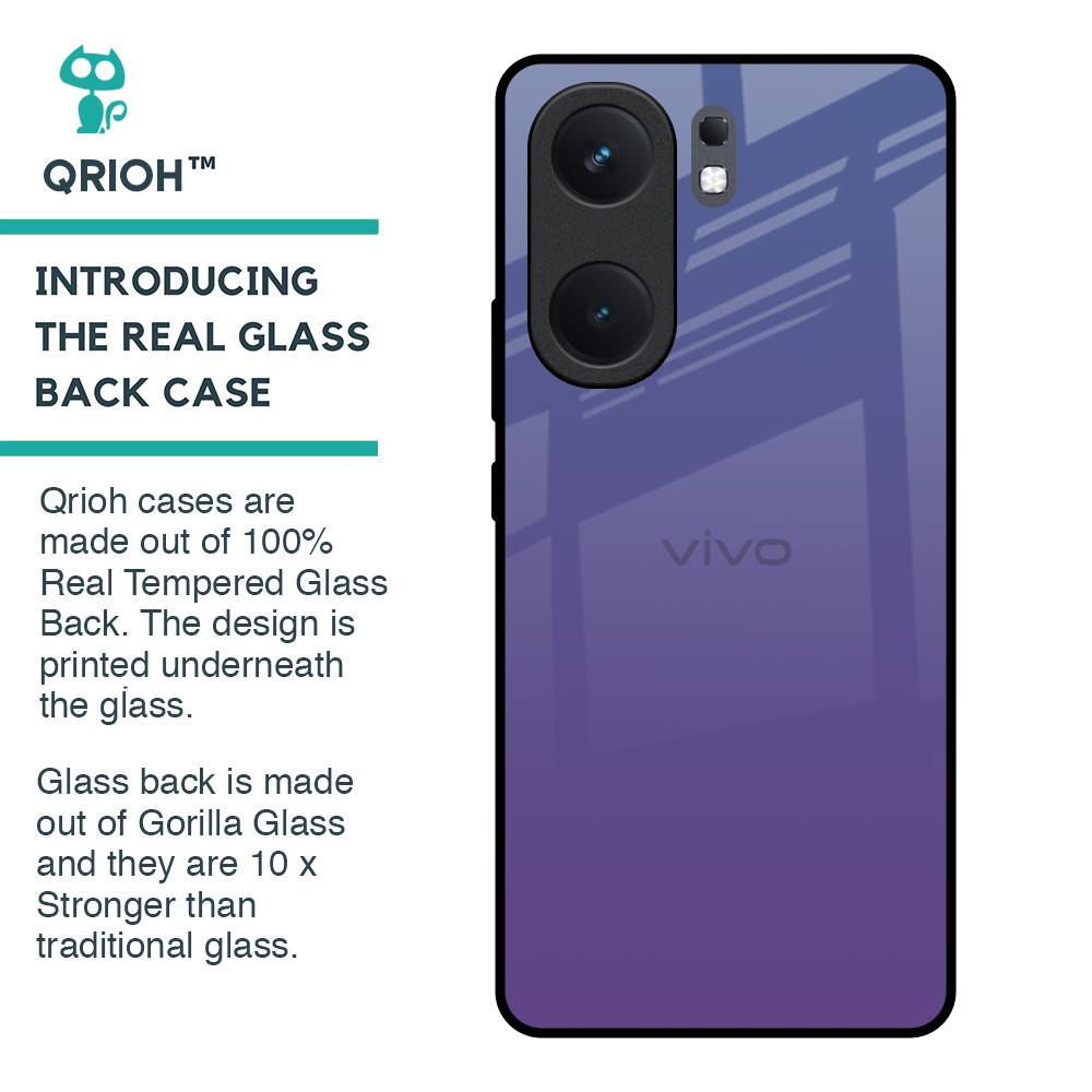 Indigo Pastel Glass Case For IQOO Neo 9 Pro
