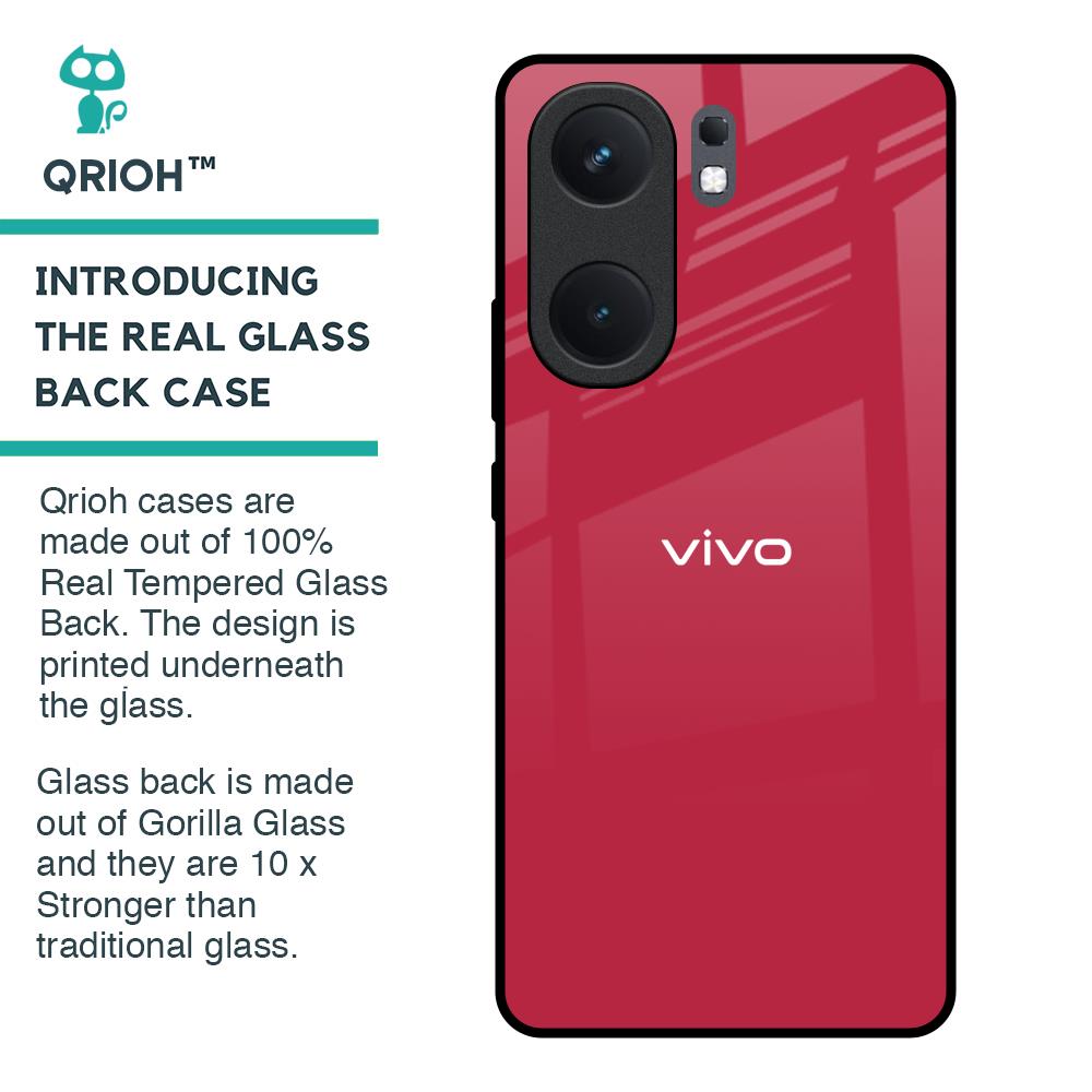 Solo Maroon Glass case for IQOO Neo 9 Pro