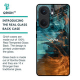 Golden Splash Glass Case for IQOO Neo 9 Pro