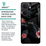 Tropical Art Flower Glass Case for IQOO Neo 9 Pro