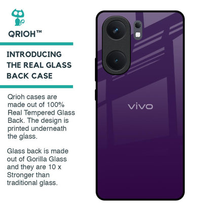 Dark Purple Glass Case for IQOO Neo 9 Pro