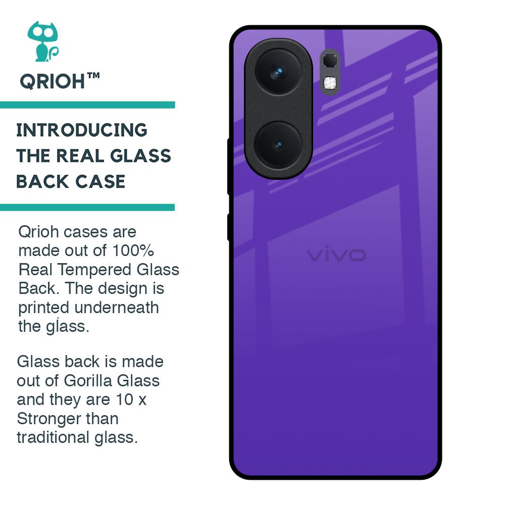 Amethyst Purple Glass Case for IQOO Neo 9 Pro