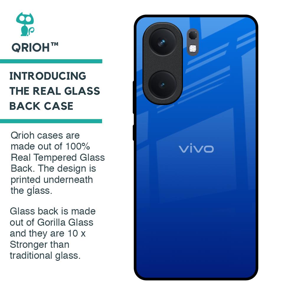 Egyptian Blue Glass Case for IQOO Neo 9 Pro