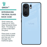 Pastel Sky Blue Glass Case for IQOO Neo 9 Pro