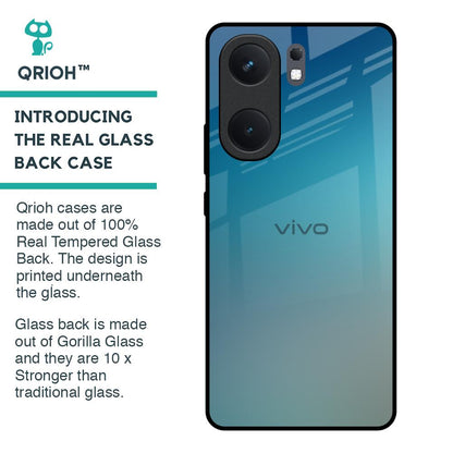 Sea Theme Gradient Glass Case for IQOO Neo 9 Pro