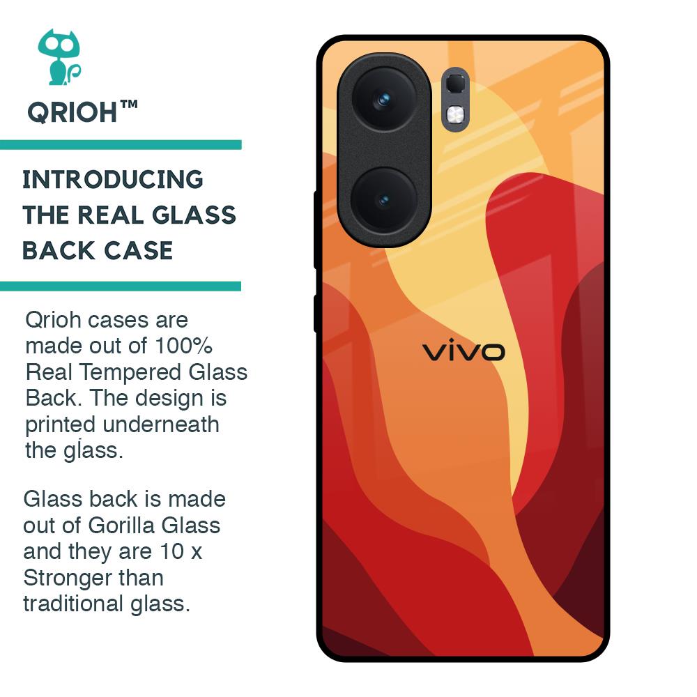 Magma Color Pattern Glass Case for IQOO Neo 9 Pro