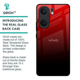 Maroon Faded Glass Case for IQOO Neo 9 Pro